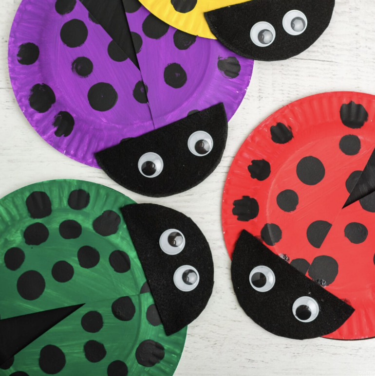 summer crafts lady bugs