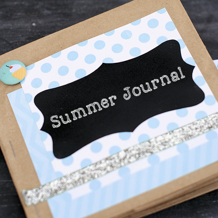 summer crafts paper bag journal