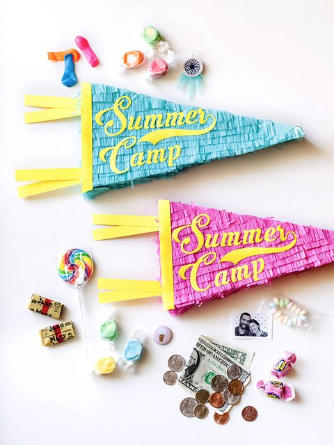 summer crafts pennant pinata care package