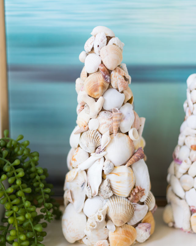 summer crafts seashell cone