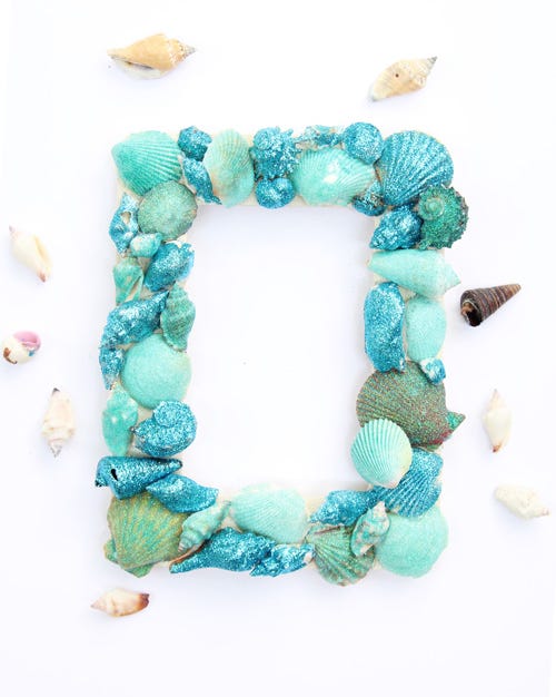 summer crafts summer crafts shell frame