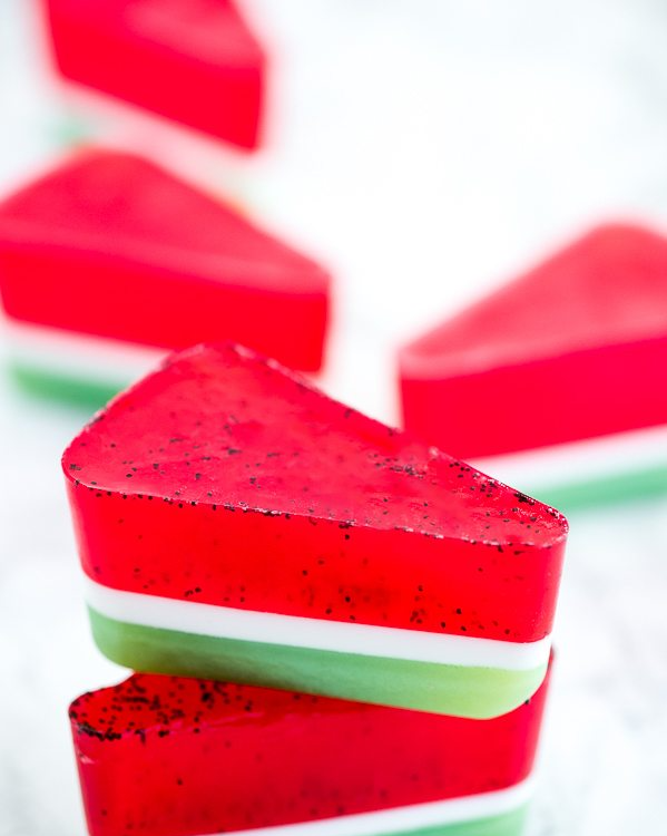 summer crafts watermelon soap