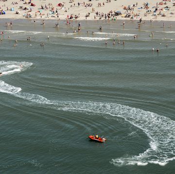 een zomerse dag bij hoek van holland