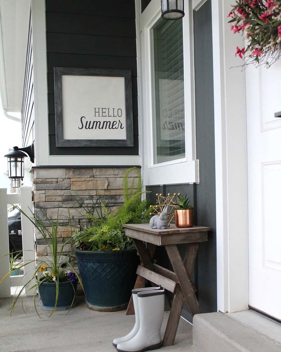 summer decorating ideas porch sign