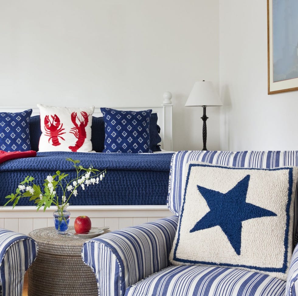 summer decoration ideas red white blue