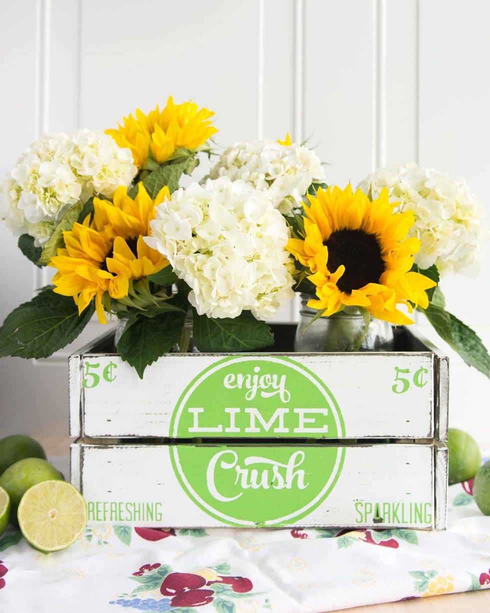 summer decorating ideas summer decorating ideas soda crate planter