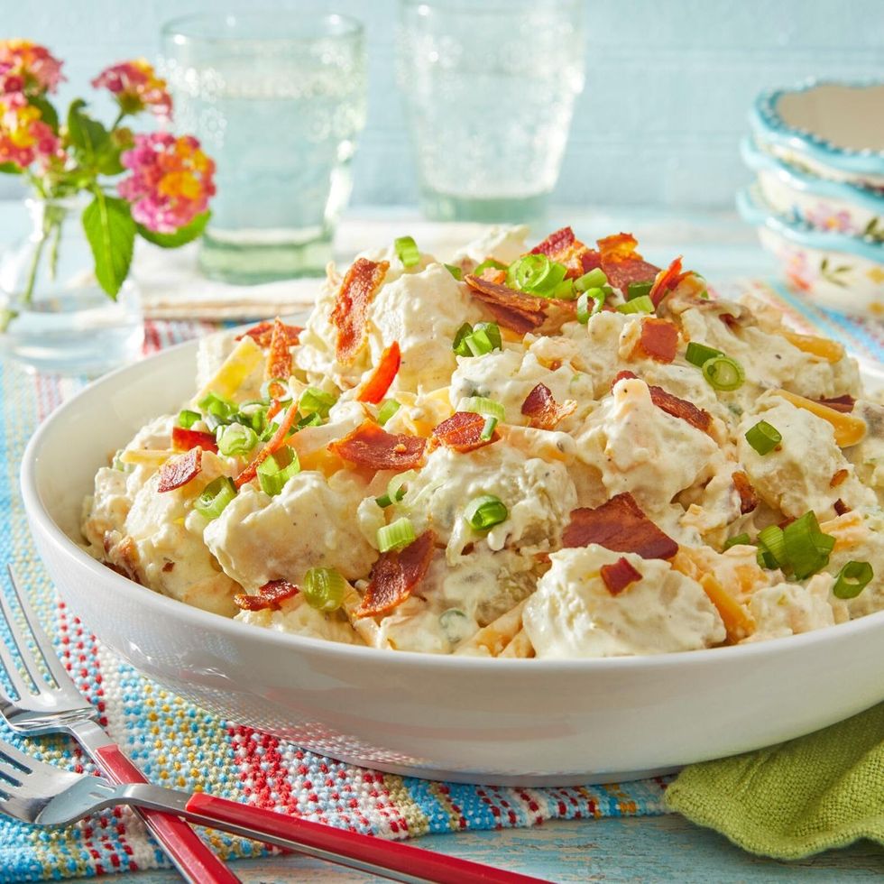 summer dinner recipes loaded baked potato salad