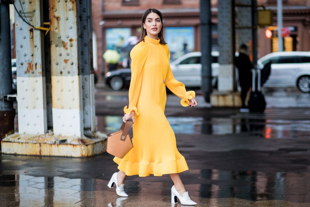 Yellow long hot sale summer dresses