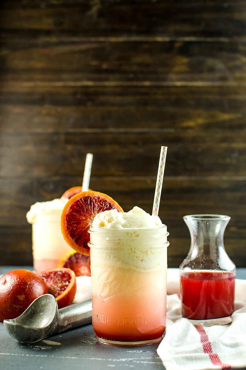 summer drinks- blood orange creamsicle soda float summer drinks blood orange creamsicle soda float