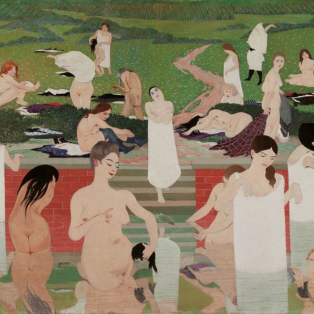 The Bath: Summer Evening (Le bain au soir d'été), 1892-1893