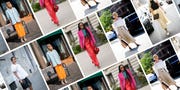 women in street style model summer work outfit ideas 2022