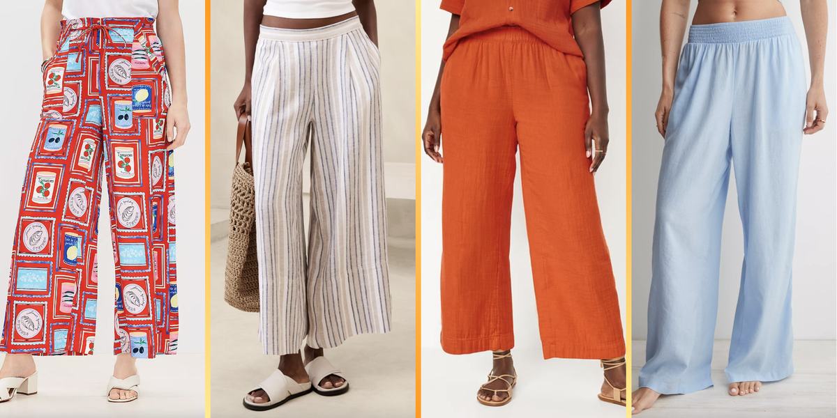 パンツ Hopeful Summer pants Summer Pants for Women - White, Linen, Work, Dress & Cargo Pants