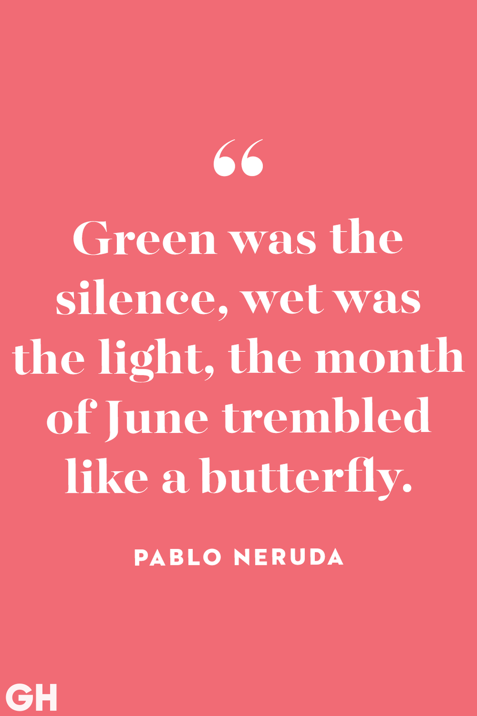 quote about summer by pablo neruda