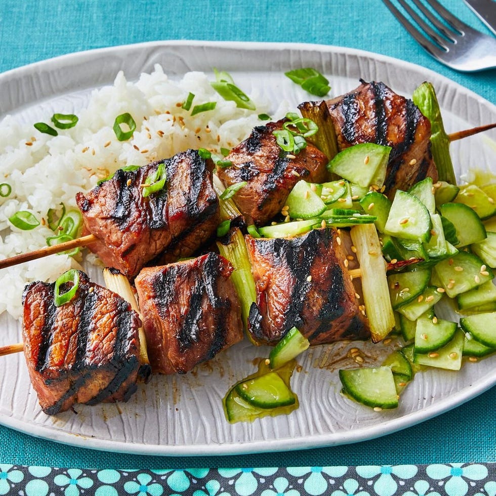 summer grilled sesame pork kebabs summer grilled sesame pork kebabs