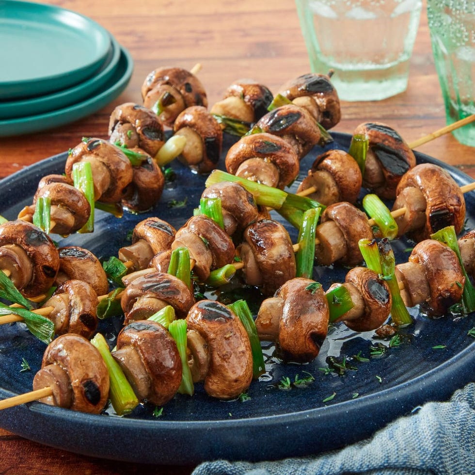 summer grilled mushrooms
