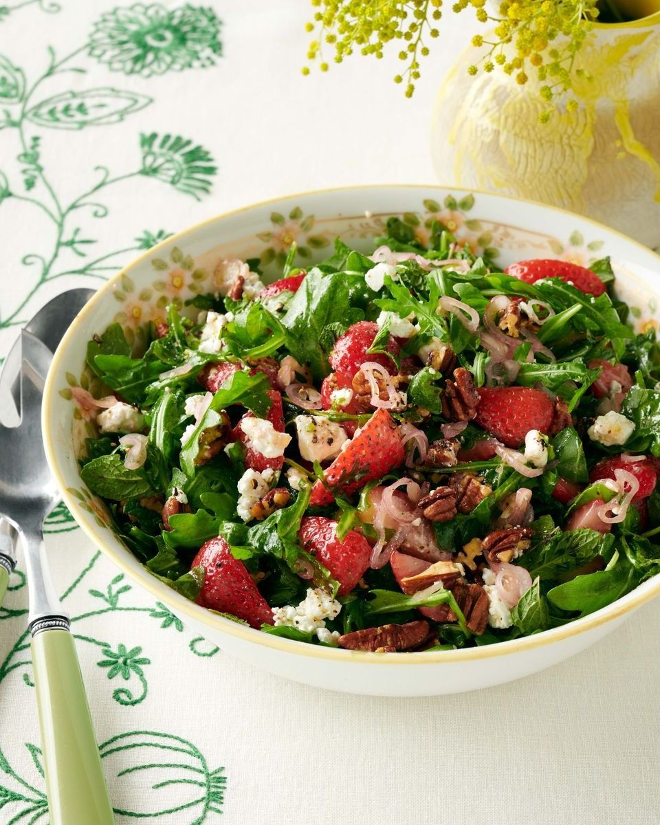 summer salad recipes strawberry arugula salad