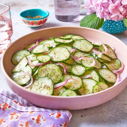 summer side dishes cucumber salad