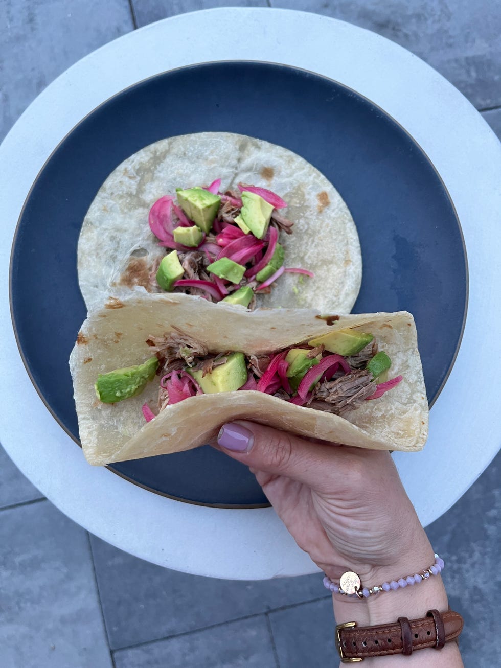 carnitas style slow cooker tacos