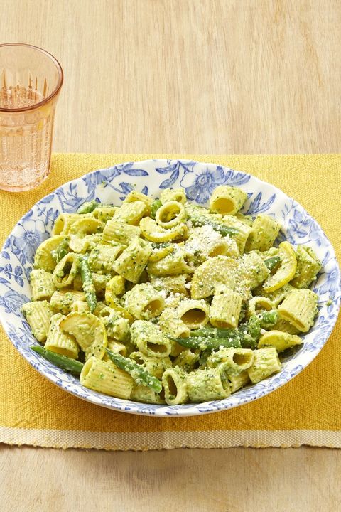 summer squash recipes pasta with zucchini pesto