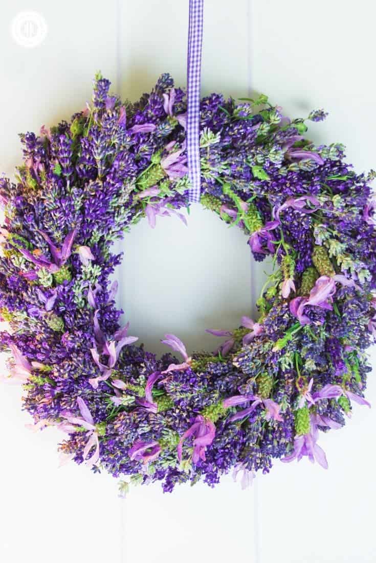 summer lavender wreath