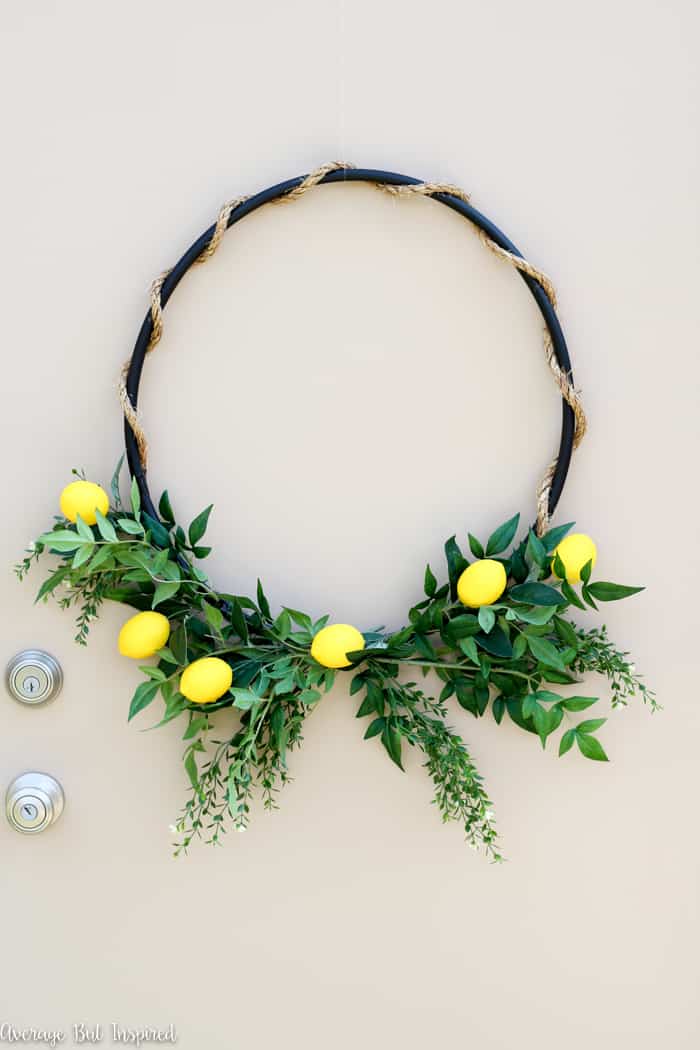 summer citrus wreath