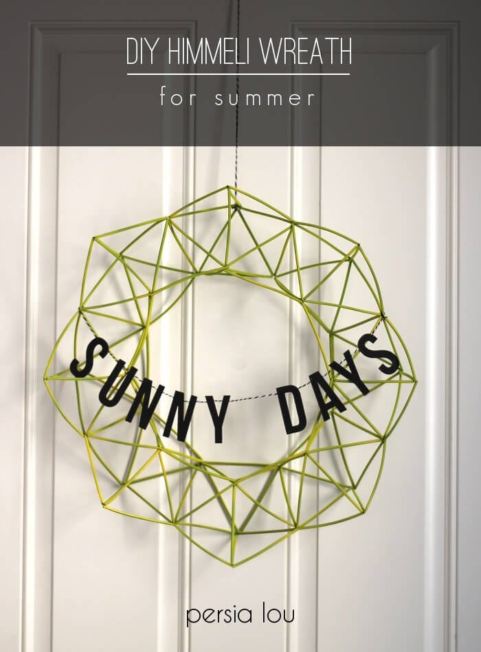 Summer wreath ideas sunny day