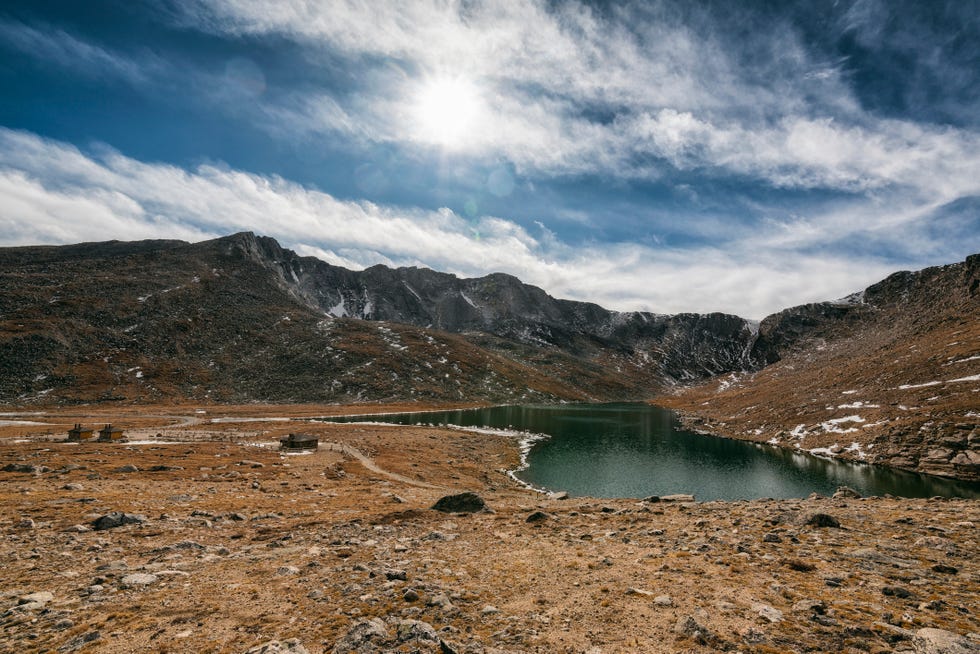 summit lake in the mount evans wilderness, colorado