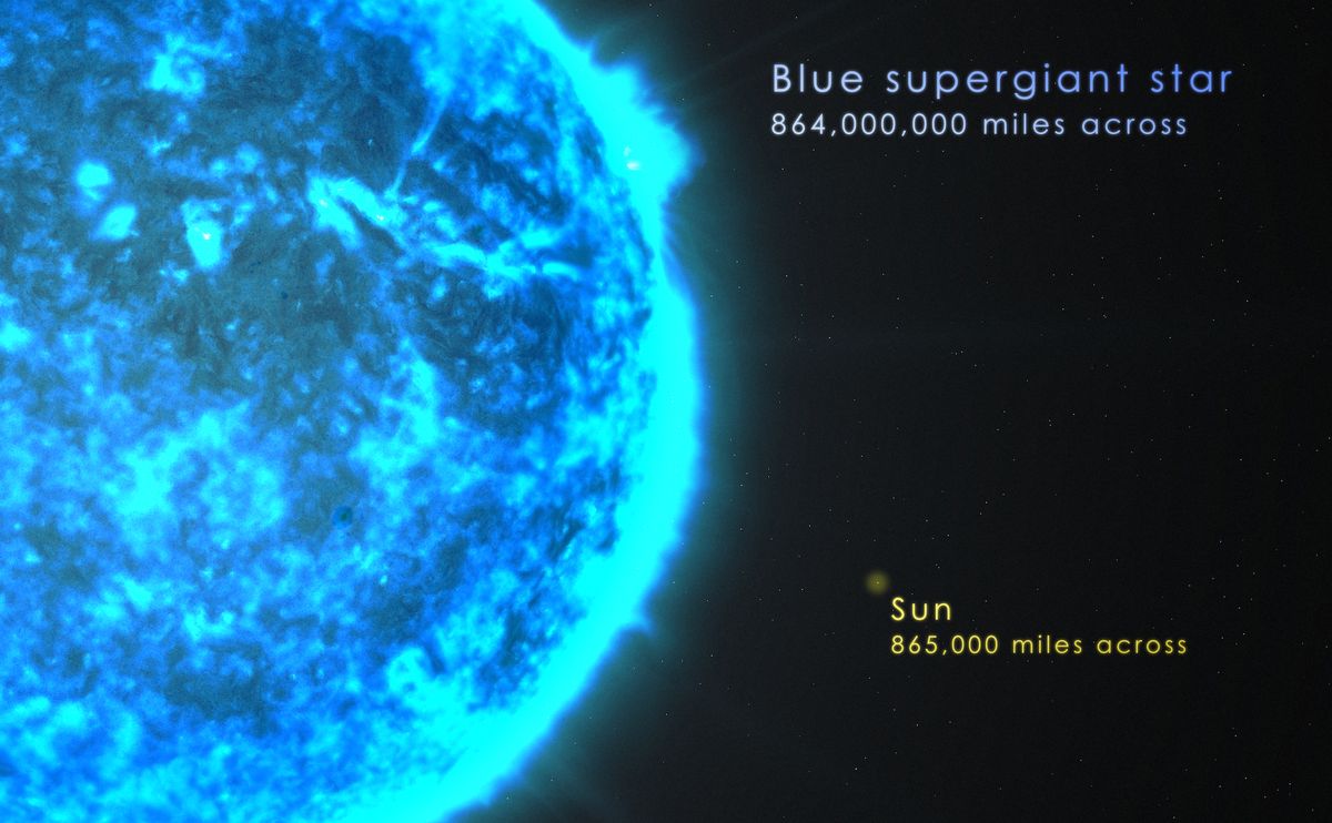nasa blue supergiant