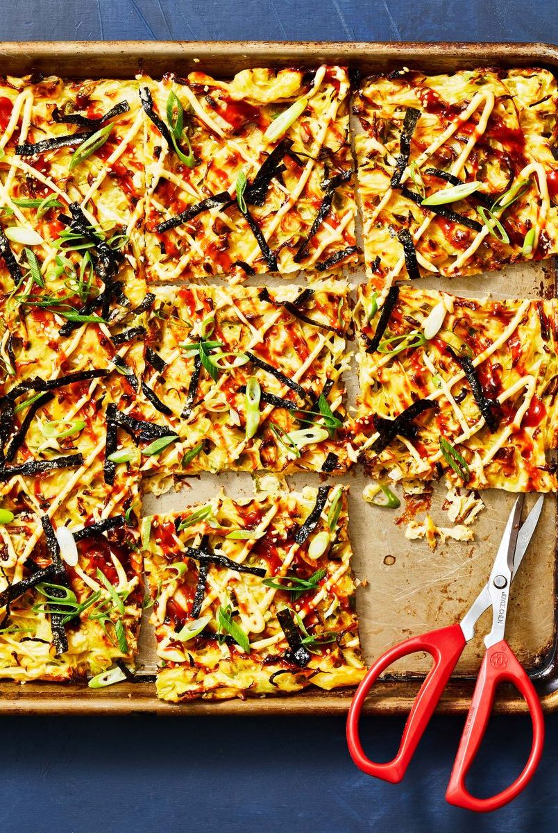 sunday dinner ideas sheet pan okonomiyaki