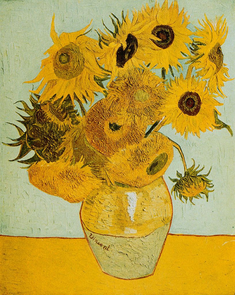 sunflowers by vincent van gogh