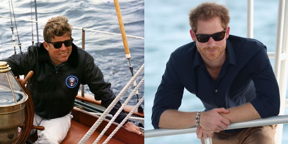 Prince Charles Prince William Prince Harry Sunglasses - Prince Charles Prince William Prince Harry Mimic John F. Kennedy Style