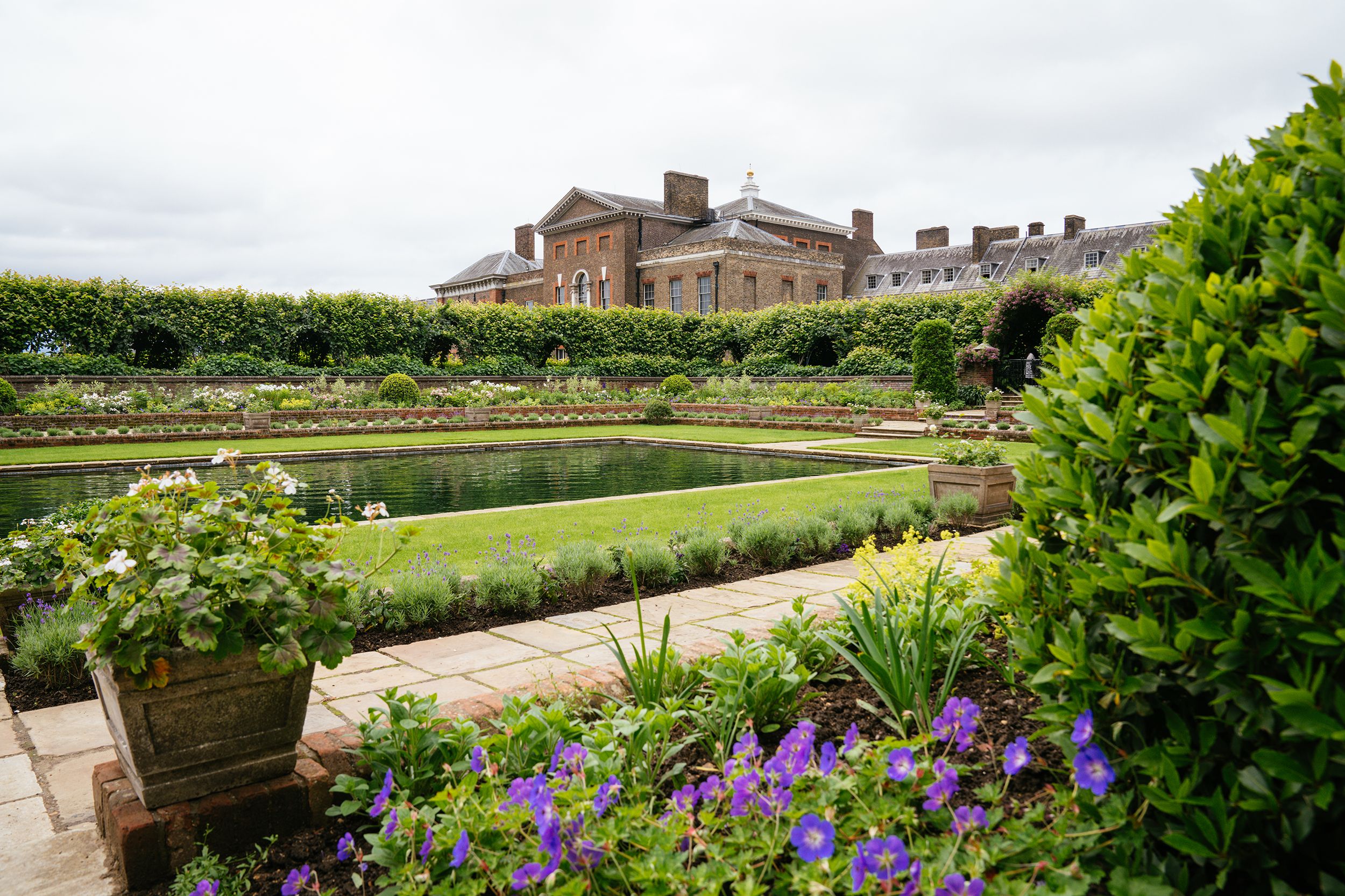 Kensington Palace's Redesigned Sunken Garden for Princess Diana