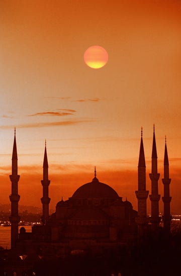 sunrise at mosque