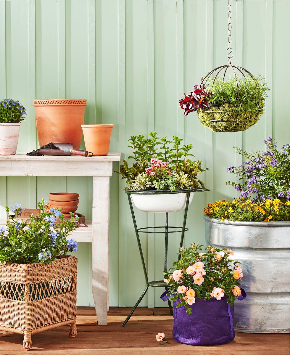sunroom potting station