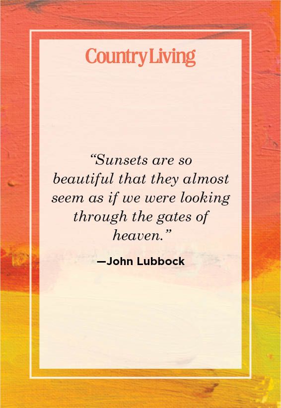 sunset quote about beauty looking through the gates of heaven