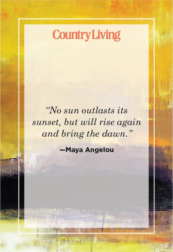 sunset quote about no sun outlasting the sunset and rising again to bring dawn