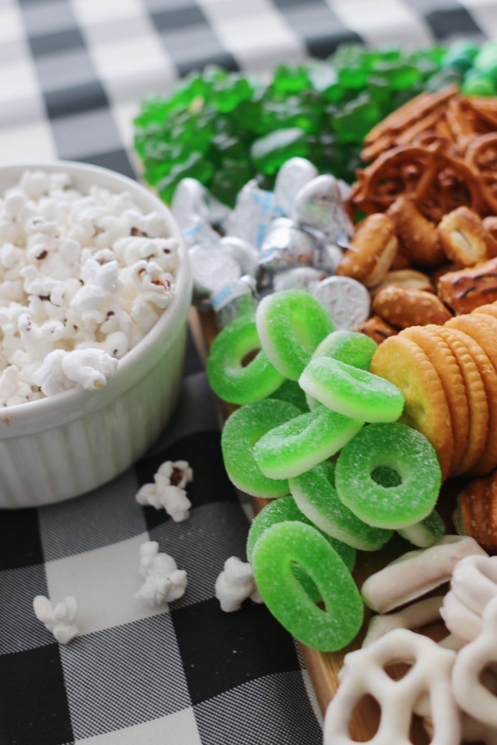 DIY Super Bowl Snack Board - Football-Shaped Super Bowl Snack Platter