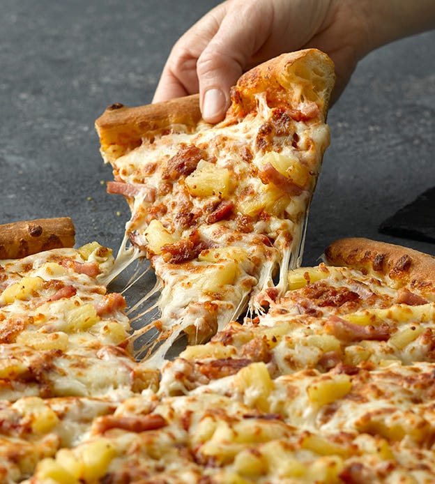 pineapple pizza papa johns