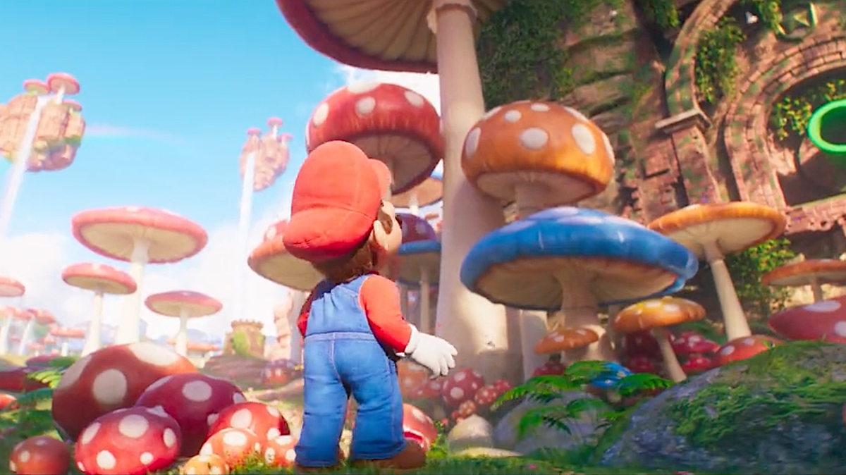 preview for The Super Mario Bros. Movie trailer (Universal)