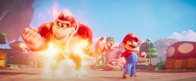Super Mario Bros film előzetese, Donkey Kong és Mario