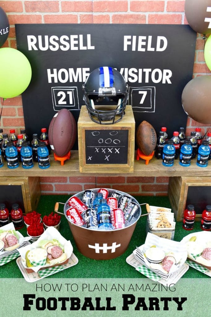 17 DIY Super Bowl Decorating Ideas - Football-Themed Party Decor