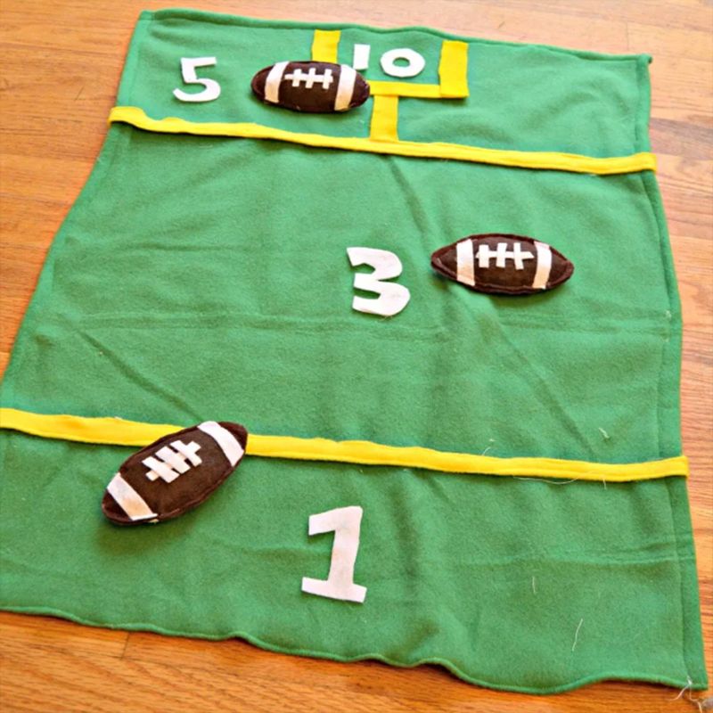 Funnlot Football Games for Kids Pin The Football Game Football Party Supplies Football Party Games Activities Halloween Party Games Football Theme