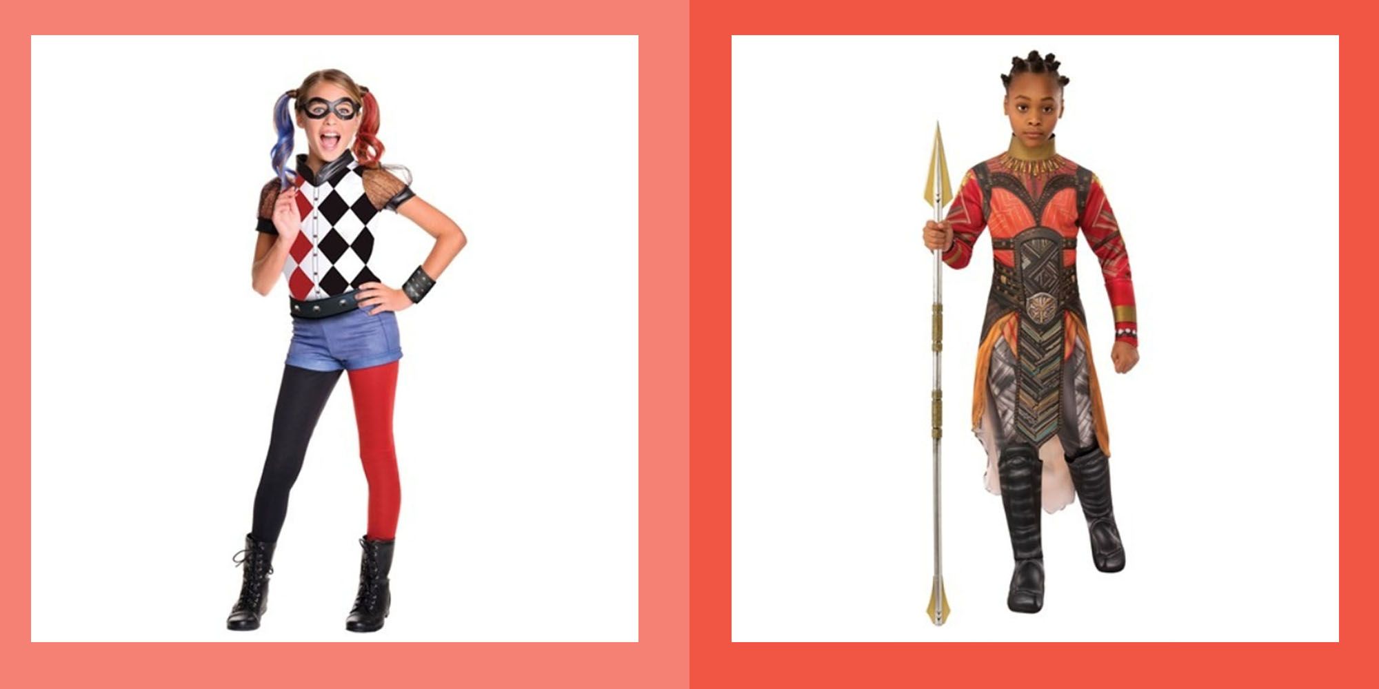 female superhero and villain costumes