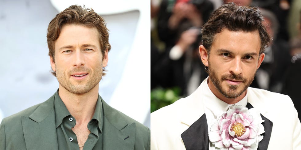 jonathan bailey, glen powell