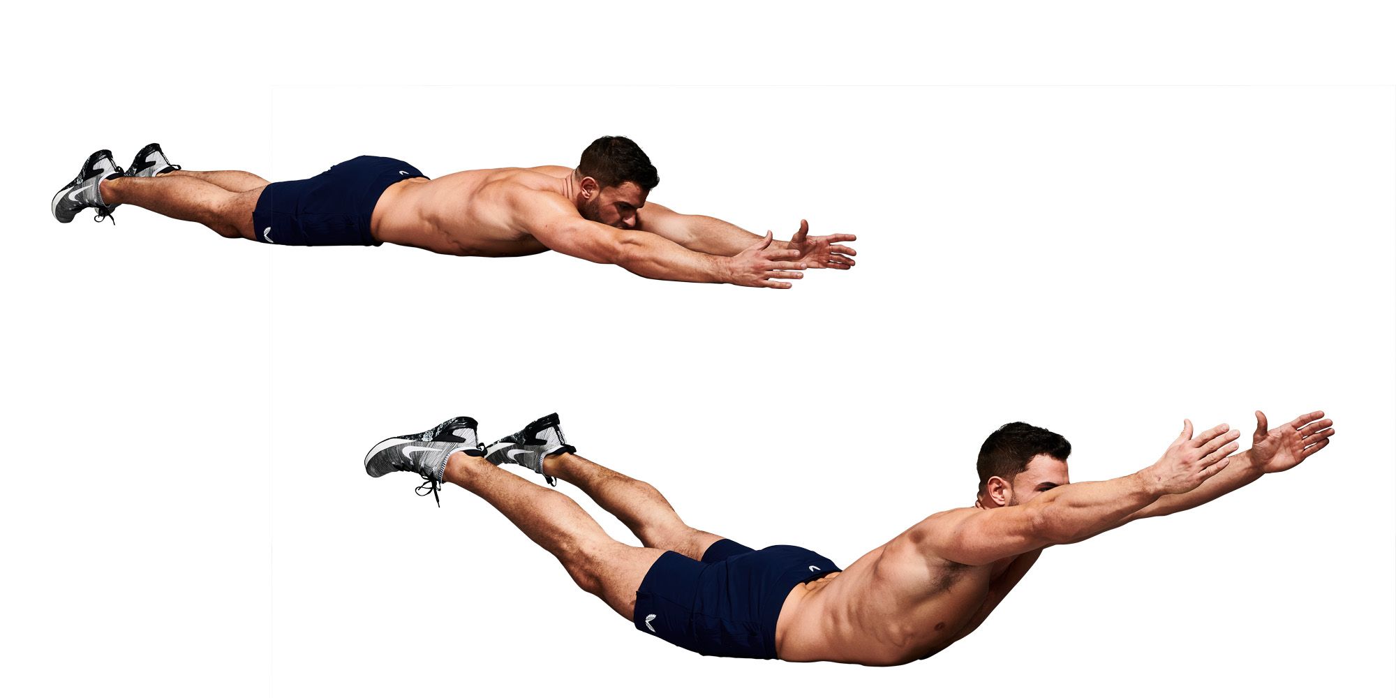 Defined lower back workout you can do from home, all you need is dumbb
