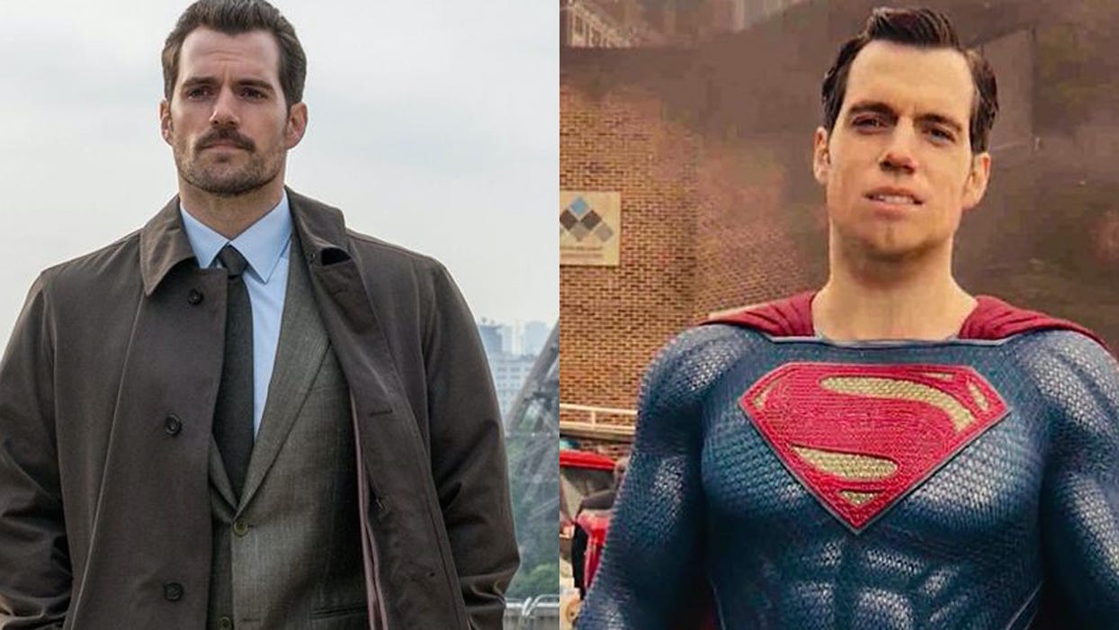 Henry Cavill Superman Mustache Image - Footage of Henry Cavill's Superman  Mustache Has Leaked