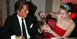 the love ball gala dinner in honour of valentino