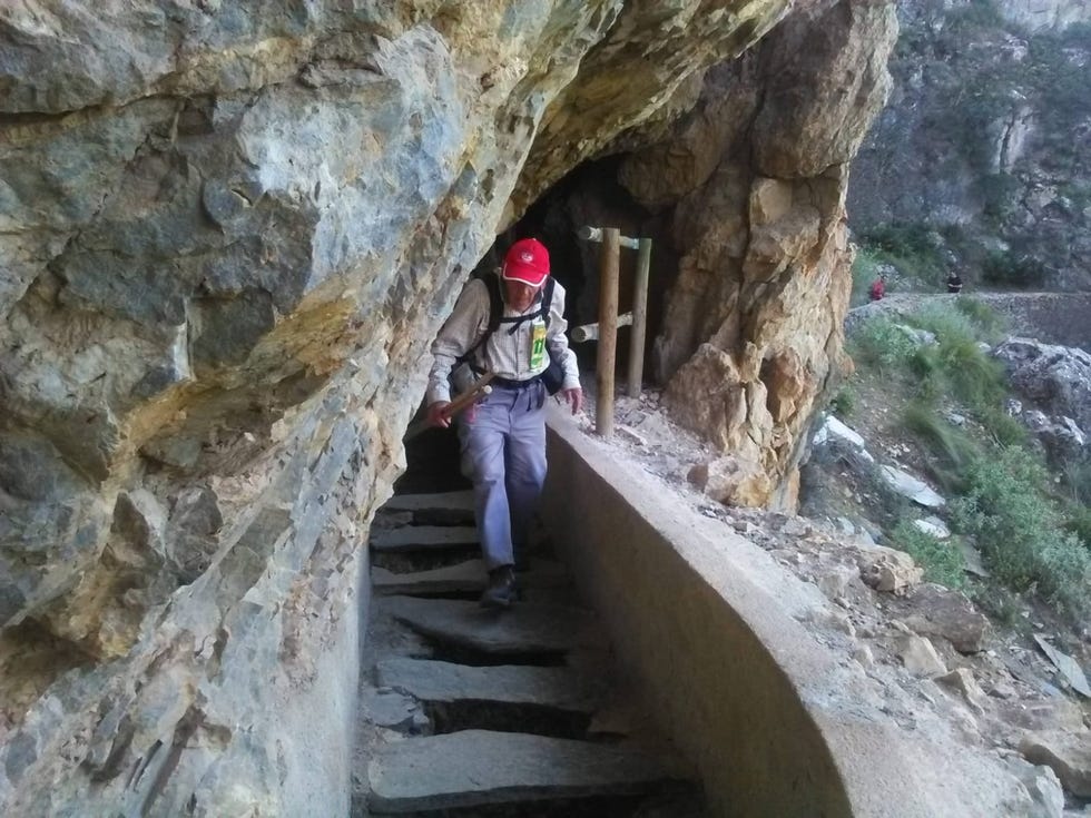 SuperPaco en sus carreras por la montaña