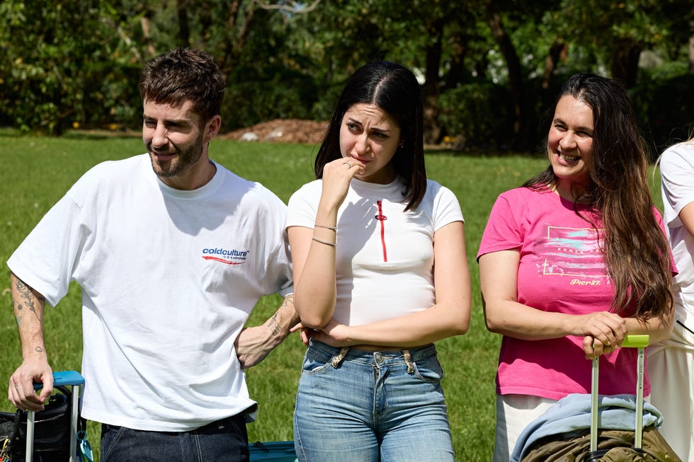 pelayo diaz, samya aghbalou y laura cuevas a su llegada a honduras para concursar en supervivientes