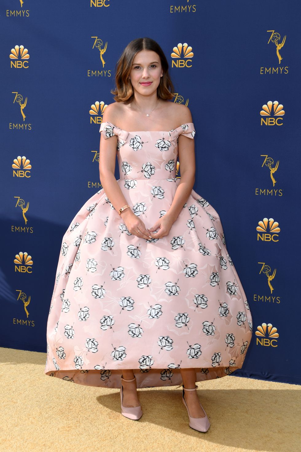 See Millie Bobby Brown On The Emmys Red Carpet Then Vs. Now!